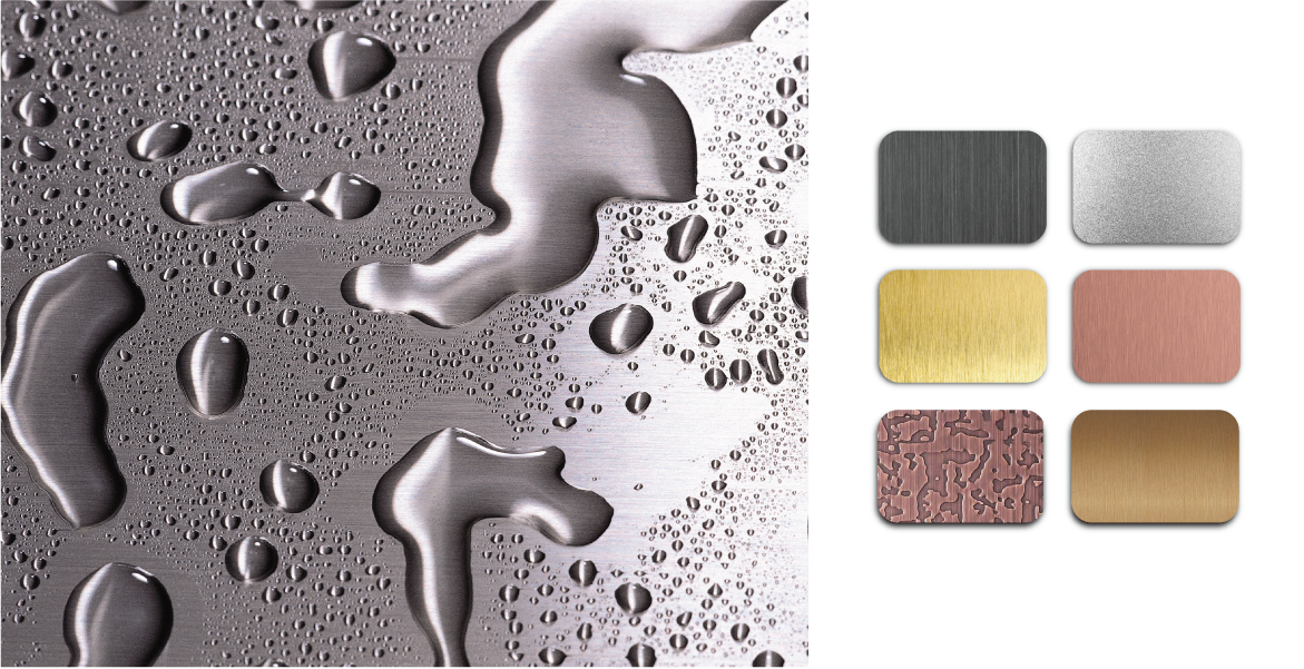 Anti-fingerprint Stainless Steels