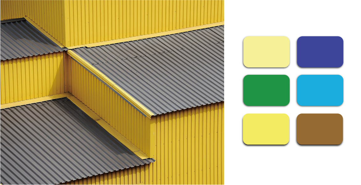 prepainted coils for architecture